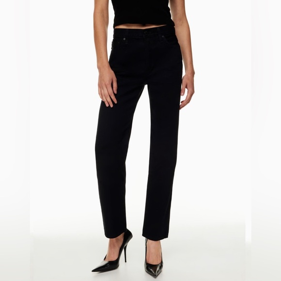 Aritzia Black Straight Leg Pants - Picture 2 of 5